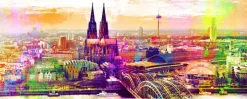 PRO ART Glas Art Bild KÖLN 50 x 125 cm Floatglas