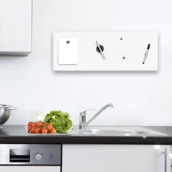 PRO ART Memoboard 80 x 30 cm Metall weiß