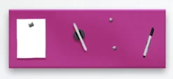 PRO ART Memoboard 80 x 30 cm Metall pink