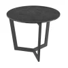 PURO Beistelltisch TAMARA LAQUE 55 cm titan grau