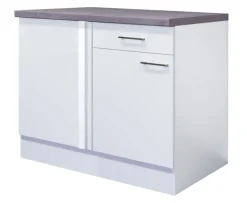 QUARTIER Spülen Unterschrank MEGGIE 50 x 82 x 57 cm weiß