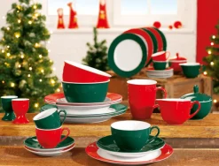 Ritzenhoff & Breker Kaffeebecher DOPPIO 6er Set rot