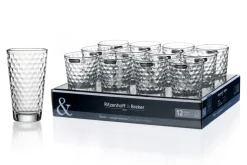 Ritzenhoff & Breker Longdrinkglas FAVO 6er Set 400 ml klar Glas