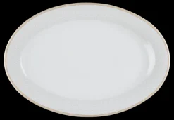 Ritzenhoff & Breker Servierplatte GEO 32x21 cm Porzellan beige