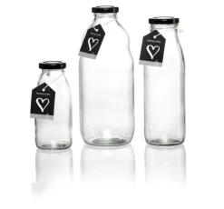 Ritzenhoff & Breker Vorratsflasche MARA 1000 ml rund Glas