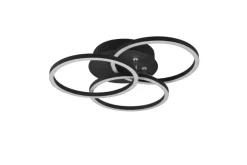 Reality RL RL LED Deckenlampe CIRCLE schwarz