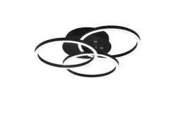 Reality RL RL LED Deckenlampe CIRCLE schwarz