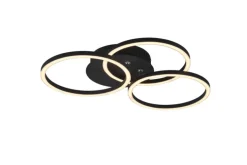 Reality RL RL LED Deckenlampe CIRCLE schwarz