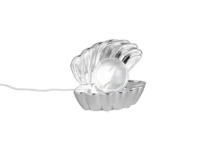 Reality RL RL LED Dekoleuchte SHELLY, Kunststoff, 17,5 x 14,5 x 12,5 cm Chromfarbig