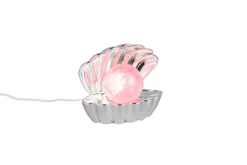 Reality RL RL LED Dekoleuchte SHELLY, Kunststoff, 17,5 x 14,5 x 12,5 cm Chromfarbig