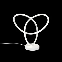 Reality RL RL LED Tischlampe Lando, Metall, 28 x 28 x 12 cm Weiß