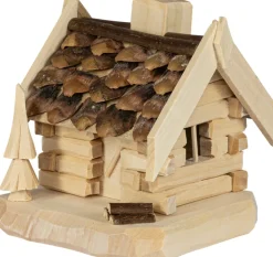 SAICO Deko Objekt RÄUCHERHÜTTE 9,5x8,5x9 cm