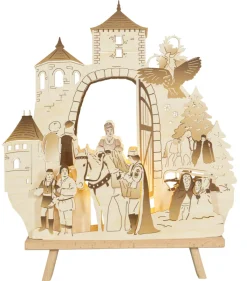 SAICO LED Standleuchte DREI HASELNÜSSE FÜR ASCHENBRÖDEL 41x30x6 cm