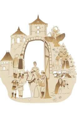 SAICO Wandobjekt DREI HASELNÜSSE FÜR ASCHENBRÖDEL 31x27x0,3 cm