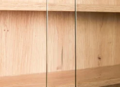 Sammlervitrine MATS 80x60x9,5 cm Artisan-Eiche Dekor