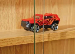 Sammlervitrine MIO 80x60x9,5 cm Buche Dekor