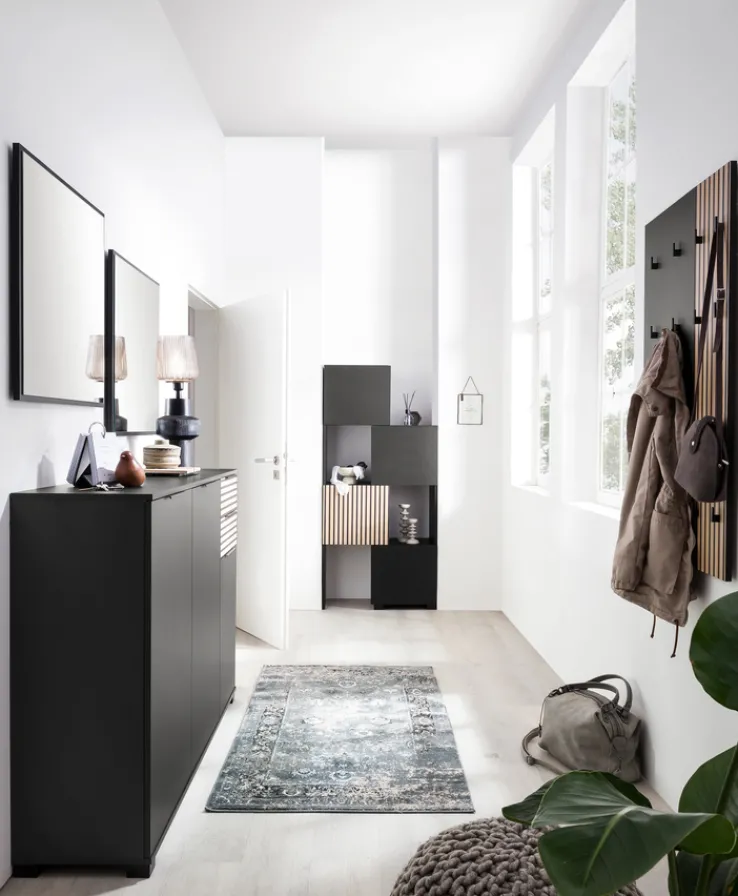 Schieberegal ALEXA 40(70) x 165,1 cm cremebeige/braun