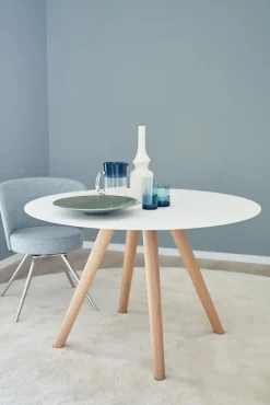 SCHÖNER WOHNEN-Kollektion Esstisch rund ROUND Optiwhite