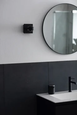 SCHÖNER-WOHNEN-Kollektion SCHÖNER WOHNEN-Kollektion LED Badlampe Wand LENSE schwarz