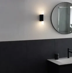 SCHÖNER-WOHNEN-Kollektion SCHÖNER WOHNEN-Kollektion LED Badlampe Wand TWICE 7 cm schwarz