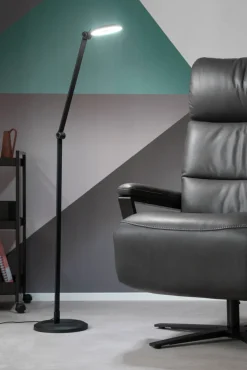 SCHÖNER-WOHNEN-Kollektion SCHÖNER WOHNEN-Kollektion LED Stehlampe OFFICE 128 cm schwarz