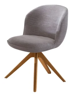 SCHÖNER WOHNEN-Kollektion Polsterstuhl SW BOWL Eiche/ grau