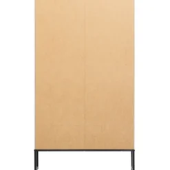 Schrank SILAS 85 x 149 cm Kiefer massiv im Farbton Staub