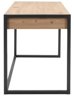 Schreibtisch DENVER 120 x 60 cm anthrazit/ Artisan Oak
