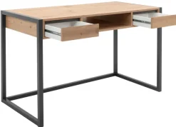 Schreibtisch DENVER 120 x 60 cm anthrazit/ Artisan Oak
