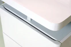 Schreibtisch Weiß Hochglanz ca. 120 x 76 x 55 cm