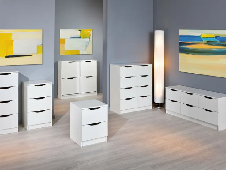 Schuhschrank NOAH 8-B weiß