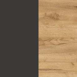 Schuhschrank SARAH 100 x 129 cm Braun/Graphit