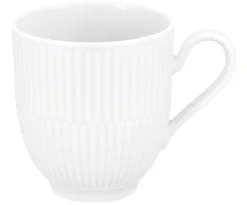 Seltmann Weiden Kaffeebecher AMINA 6er Set Porzellan weiß