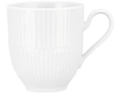 Seltmann Weiden Kaffeebecher AMINA 6er Set Porzellan weiß