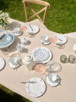 Seltmann Weiden Kaffeeservice SONATE NOSTALGIE 18-teilig Weiß mit Streublumendekor