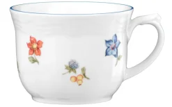 Seltmann Weiden Kaffeeservice SONATE NOSTALGIE 18-teilig Weiß mit Streublumendekor