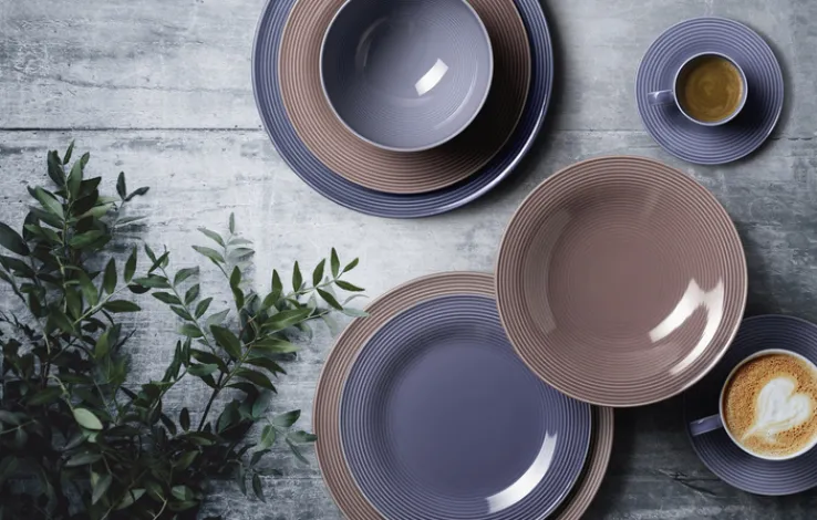 Seltmann Weiden Kaffeetasse BEAT 6er Set 260 ml Fliederblau