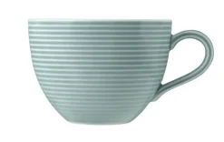 Seltmann Weiden Milchkaffee-Tasse BEAT COLOR GLAZE 6er Set arktisblau