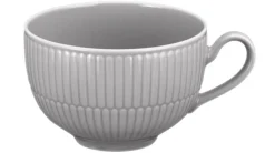 Seltmann Weiden Milchkaffeetasse AMINA 6er Set Porzellan silbergrau