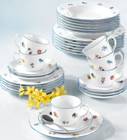 Seltmann Weiden Sauciere 500 ml SONATE NOSTALGIE Weiß mit Streublumendekor