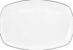 Seltmann Weiden Servierplatte LIDO schwarz/ weiß