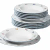 Seltmann Weiden Tafelservice SONATE NOSTALGIE 12-teilig Weiß mit Streublumendekor