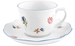 Seltmann Weiden Untertasse SONATE NOSTALGIE weiß/ mehrfarbig