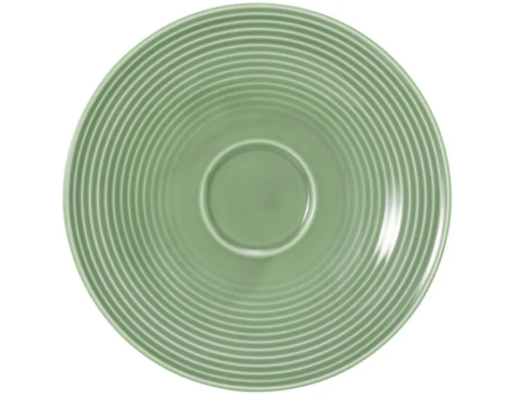 Seltmann Weiden Untertasse BEAT COLOR GLAZE 6er Set salbeigrün