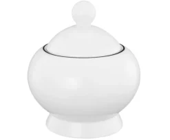 Seltmann Weiden Zuckerdose LIDO weiß