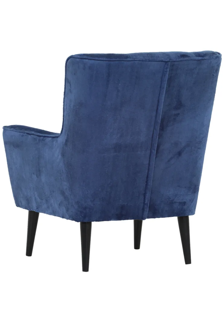 INTERhome Sessel MEGGY 77 x 93 cm petrol/schwarz