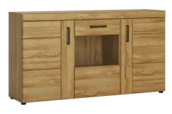 QUARTIER Sideboard CORTINA 156,8 x 86 cm Eiche braun