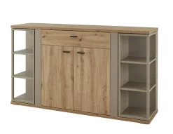 QUARTIER Sideboard FINA 160x91 cm braun/grau