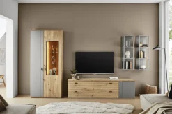 QUARTIER Sideboard FINA 160x91 cm braun/grau