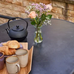 siena GARDEN Klapptisch Garten PACO 140 x 90 cm darkstone